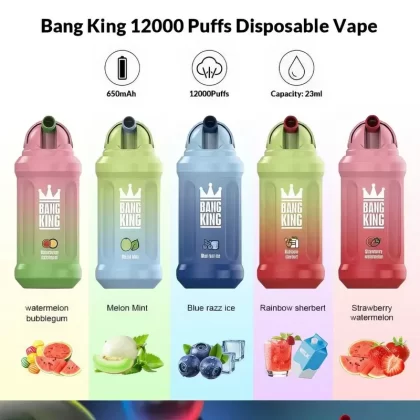 Original Bang King 12000 Puffs Disposable Vape Pen ( Worldwide)