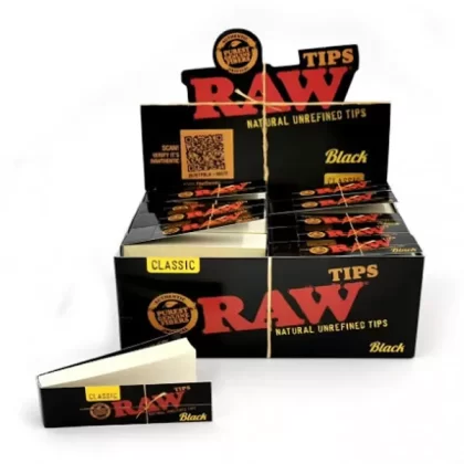 Raw Tips – Classic Black – 50pcs