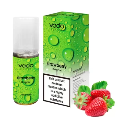 Strawberry E-Liquid 10ml by Vado
