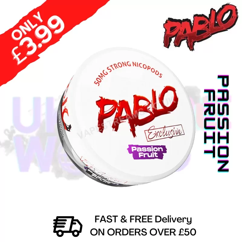 Passionfruit Pablo Nicotine Pouches Nic Pouch (50mg)