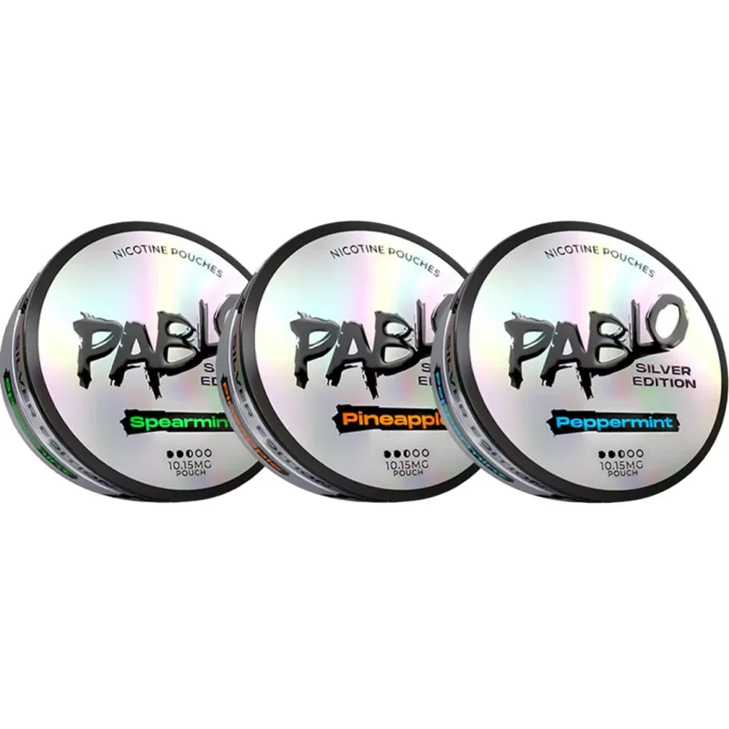 Pablo Silver Edition Nicotine Pouch - Blueberry Ice Peach