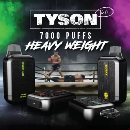 Tyson 2.0 Heavy Weight Rechargeable Disposable – 7000 Puffs - Pineapple Mango