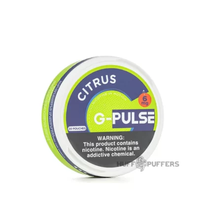 G-Pulse Nicotine Pouches – Citrus - Vape Product, Vape Product