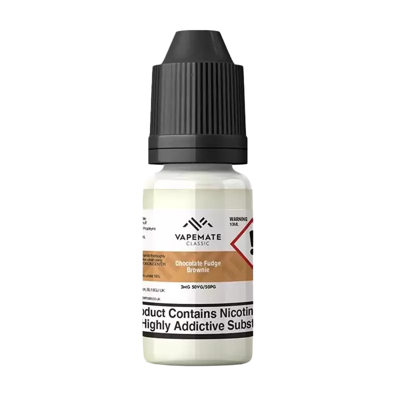Vapemate Classic Chocolate Fudge Brownie 10ml - 6mg - Vape Product
