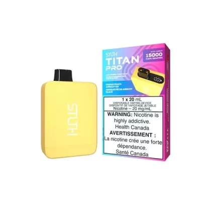 Stlth Titan Pro Disposable Vape – 15K Puffs – Mango Peach Apricot Ice