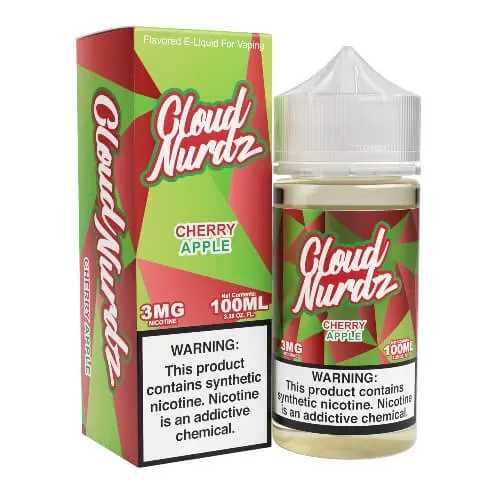 Cloud Nurdz E-Liquid – Cherry Apple 100ml