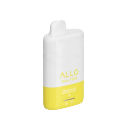 Allo Ultra – 7000 Puffs – Rechargeable Disposable Vape – Pineapple Ice