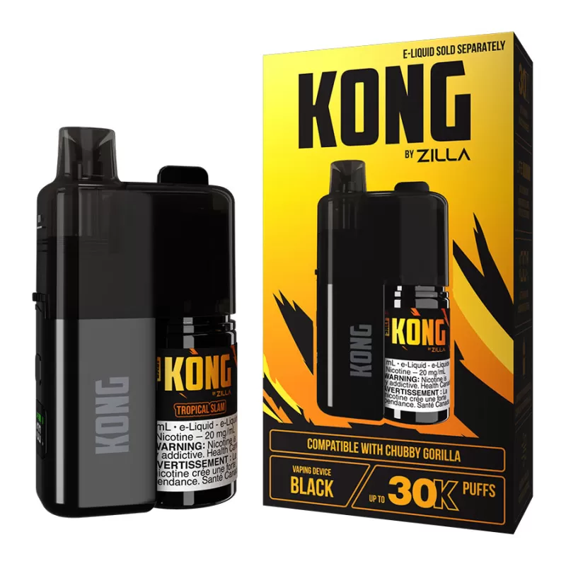 Kong By Zilla Disposable Vape Device - Black