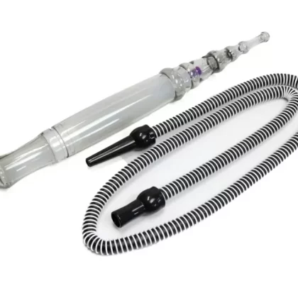 Sultanii Hookah – Ice Freeze Hose 64″ - Color#Black>Blue>Red>Yellow