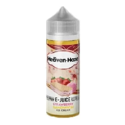 STRAWBERRY SANDWICH ICECREAM BY HEAVEN HAZE E LIQUID 100ML 70VG