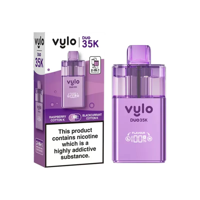 Vylo Duo 35K Prefilled Pod Kit - Watermelon Hubba / Blueberry Hubba - Image 3