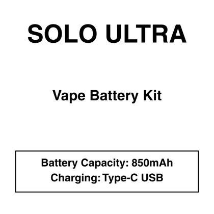 Solo Ultra – Battery Kit – Pods Not Included