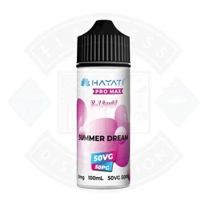 Hayati Pro Max 50/50 – Summer Dream 0mg 100ml Shortfill