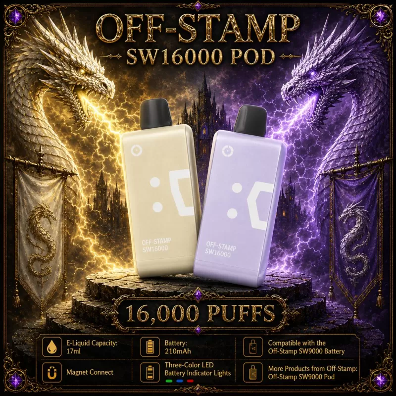 Off-Stamp SW16000 Pod - Winter Mint - Vapeciga