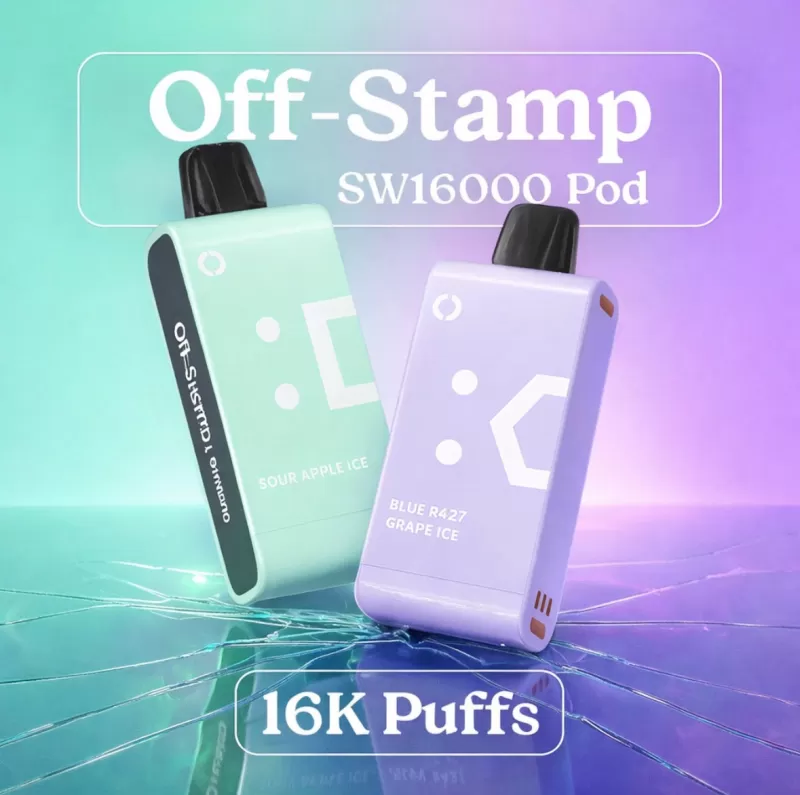 Off-Stamp SW16000 Pod - Winter Mint - Vapeciga - Image 2