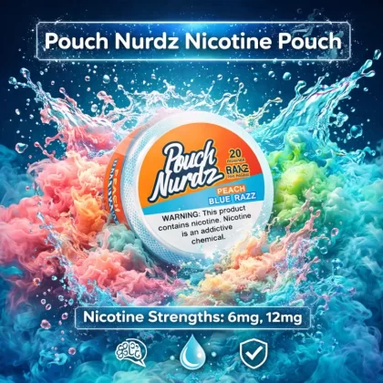 Pouch Nurdz Nicotine Pouch - Peach Blue Razz / 12mg