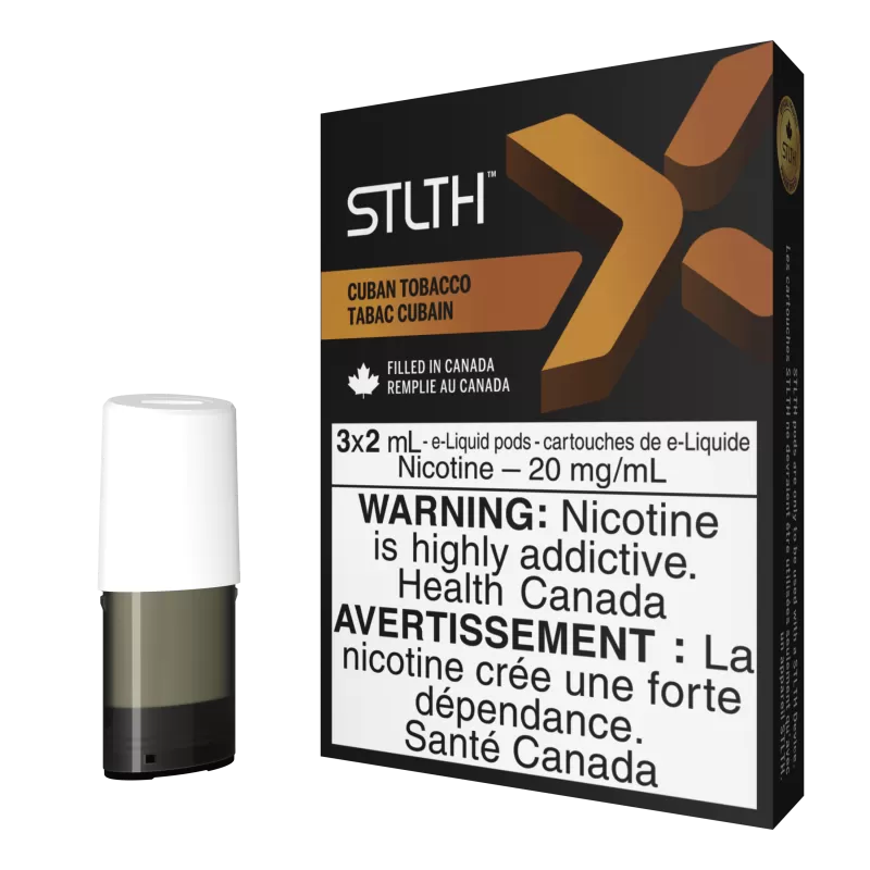 STLTH X Pod Pack - Cuban Tobacco - 20 mg/mL (promo)(wholeseller) - Excise ON, BOLD 50 (20 mg/mL)(promo)(wholeseller) - Excise ON