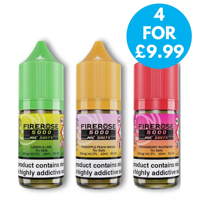 20mg Elux Firerose 5000 Nic salts 10ml (50VG/50PG) - Vape Co