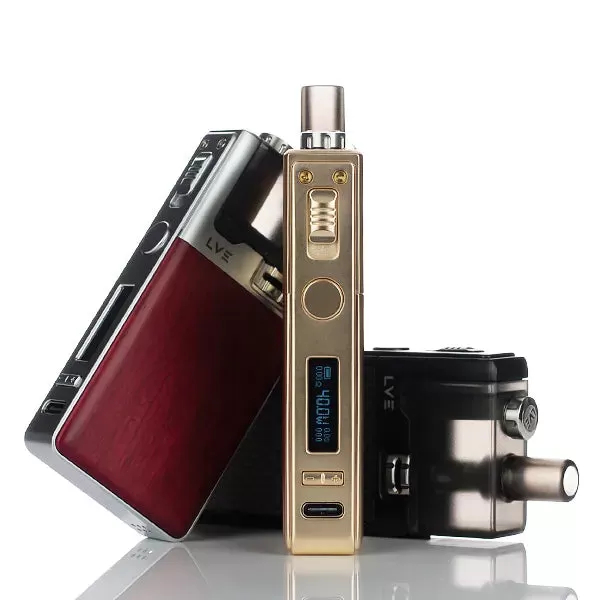 LVE Orion II 40W Pod Mod System - Gold - Carbon Fiber