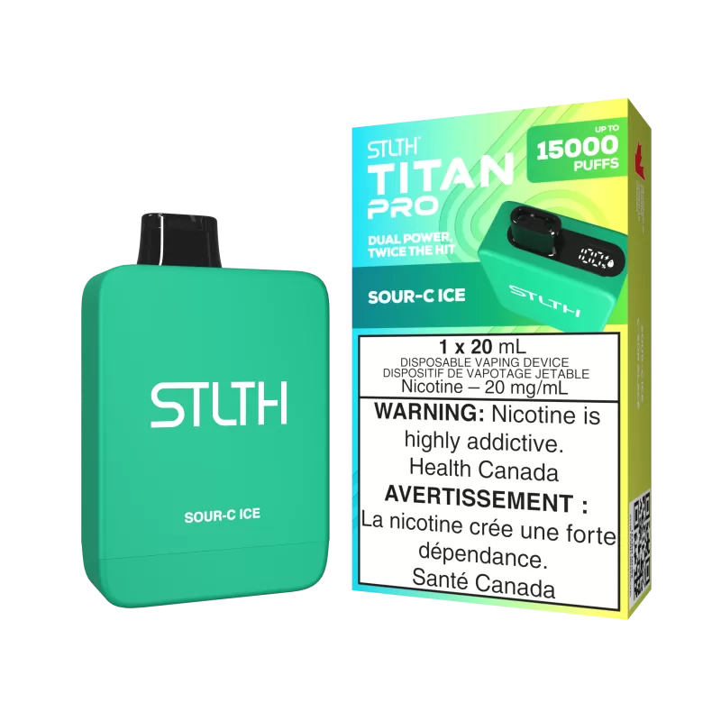STLTH TITAN PRO - Sour-C Ice - 20 mg/mL (wholeseller) - Excise ON, 20 mg/mL - ON (45EED1)