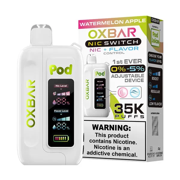 Oxbar x Pod Juice Nic-Switch 35K Disposable Device - 35,000 Puffs - Unflavored - Image 3