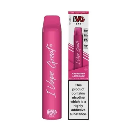 IVG Disposable Air Bar Plus – Raspberry Lemonade