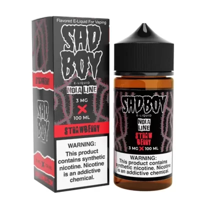Sadboy Nola Line Strawberry eJuice - Vape Product; Vape Product, Vape Product