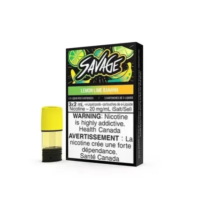 STLTH POD PACK SAVAGE LEMON LIME BANANA