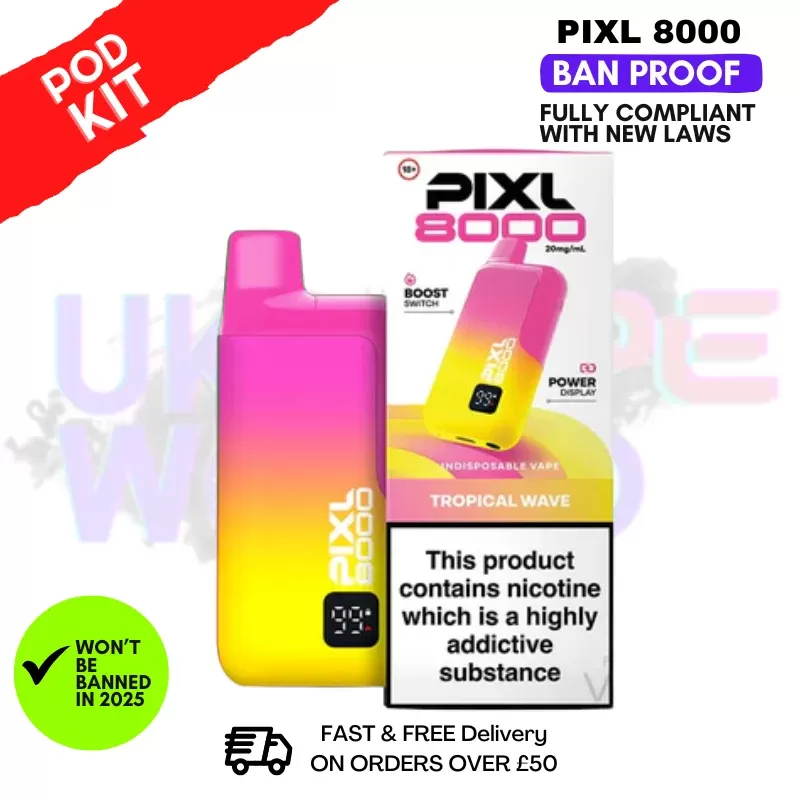 Tropical Wave Pixl 8K 8000 Puff Pod Kit