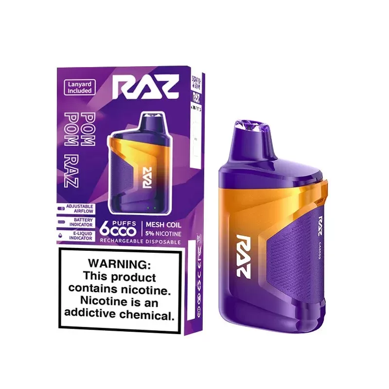 Pom Pom Raz – RAZ CA6000 - Vape Store