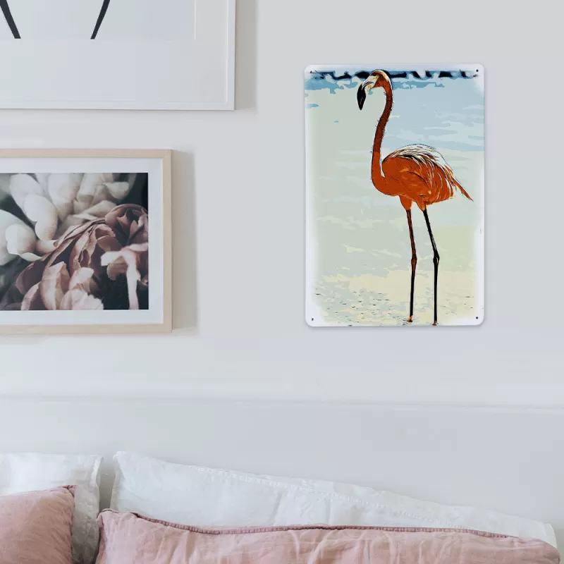 Custom personalised wall aluminum photo panel - Vertical version (Made in USA, Free Fast Shipping) - Full Printing / 20x30cm - Image 3