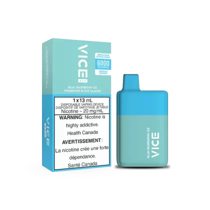 Vice Box Blue Raspberry Ice Disposable Vape Rechargable (6000 Puff)