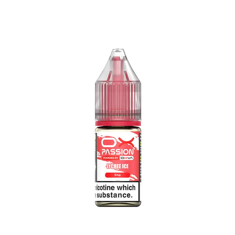 Ox Passion Lychee Ice Nic Salts E-Liquid 10ml - Vapestore Co
