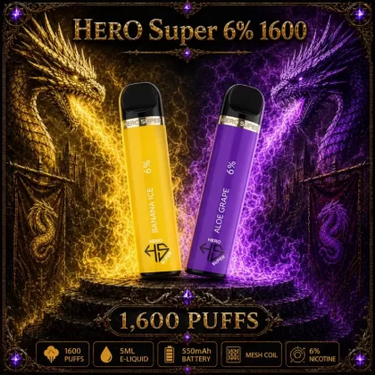 HERO Super 6% 1600 - Kiberry Chew (WHT Series)