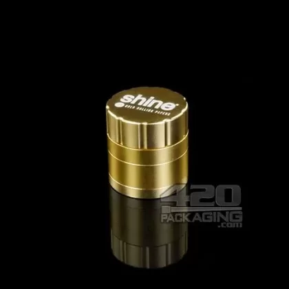 Shine Gold 4-Piece Metal Grinder - Vape Store