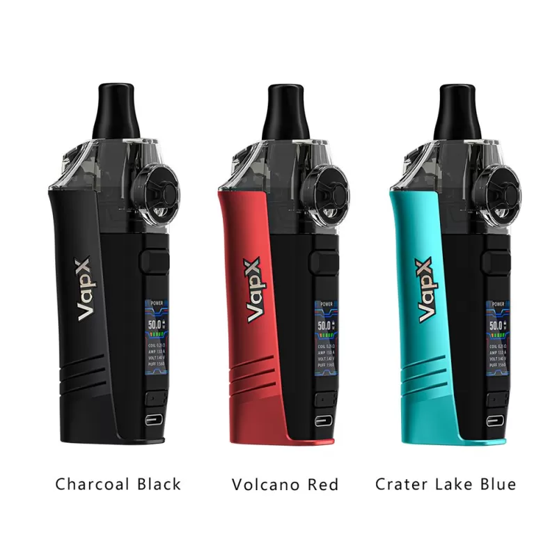 VapX Geyser S Pod Kit 3.2ml 1500mAh - Crater Lake Blue