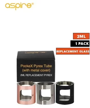 Aspire PockeX Replacement Glass - Rose Gold - Londonvapehouse