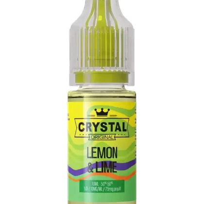 SKE Crystal Lemon & Lime Nic Salt Vape Juice - Strength 10mg