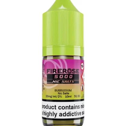 Bubblegum Elux Firerose 5000 Nic Salt E-Liquid - 20mg