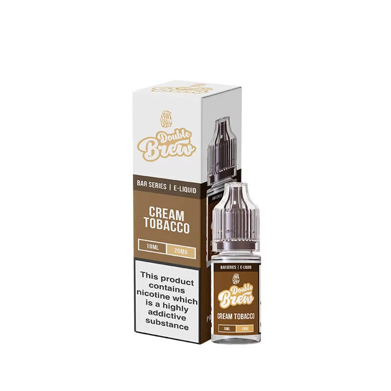 Ohm Brew Double Brew Cream Tobacco 10ml Nic Salt E-Liquid - 20mg