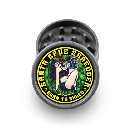 Santa Cruz Shredder Hemp 2 Piece “Born To Shred” Grinder - Ejuicewarehouse