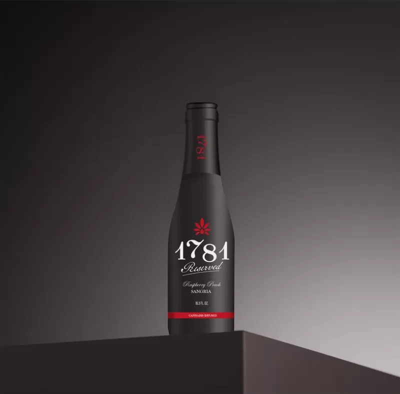 1781 Reserved THCA/D9 Wine (Non Alcoholic) 1000mg - Flavors#Red Moscato>Black Moscato>Preach