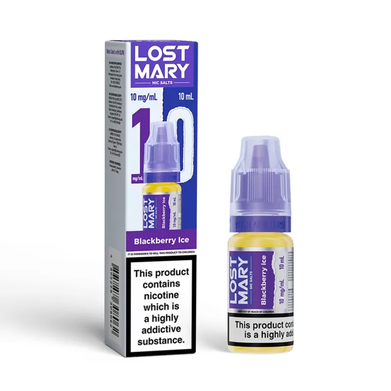 Lost Mary Nic Salt E-liquid 10mg - Blueberry Sour Raspberry - Image 3