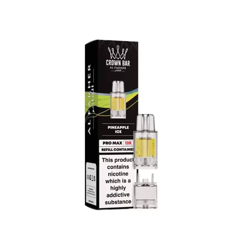 Al Fakher Crown Bar Pro Max 12K Prefilled Pods - Lemon & Lime