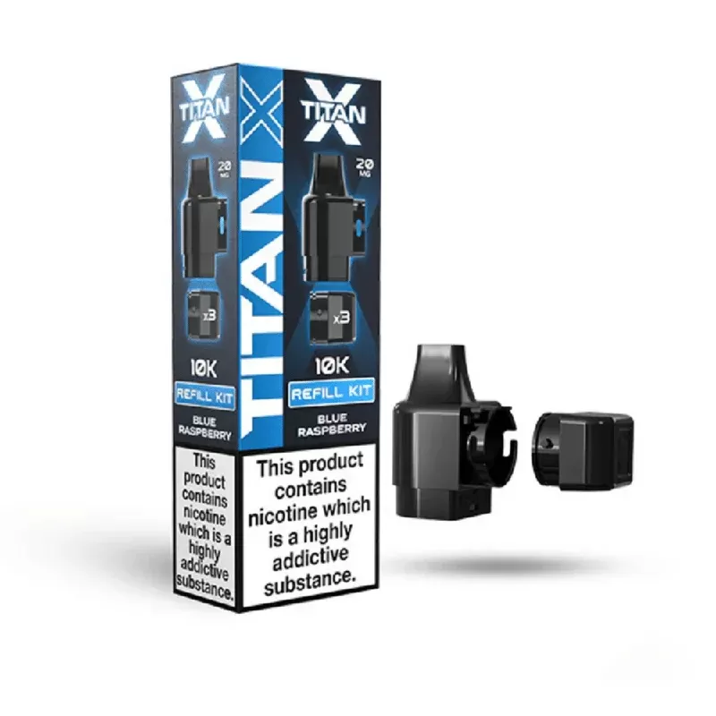 Titan X Prefilled Pod Blue Raspberry - Nicotine Strength#20mg