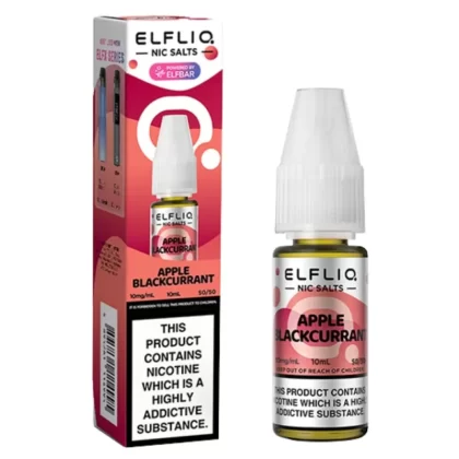 Apple Blackcurrant Nic Salt E-Liquid by Elf Bar Elfliq (10ml) - 20mg