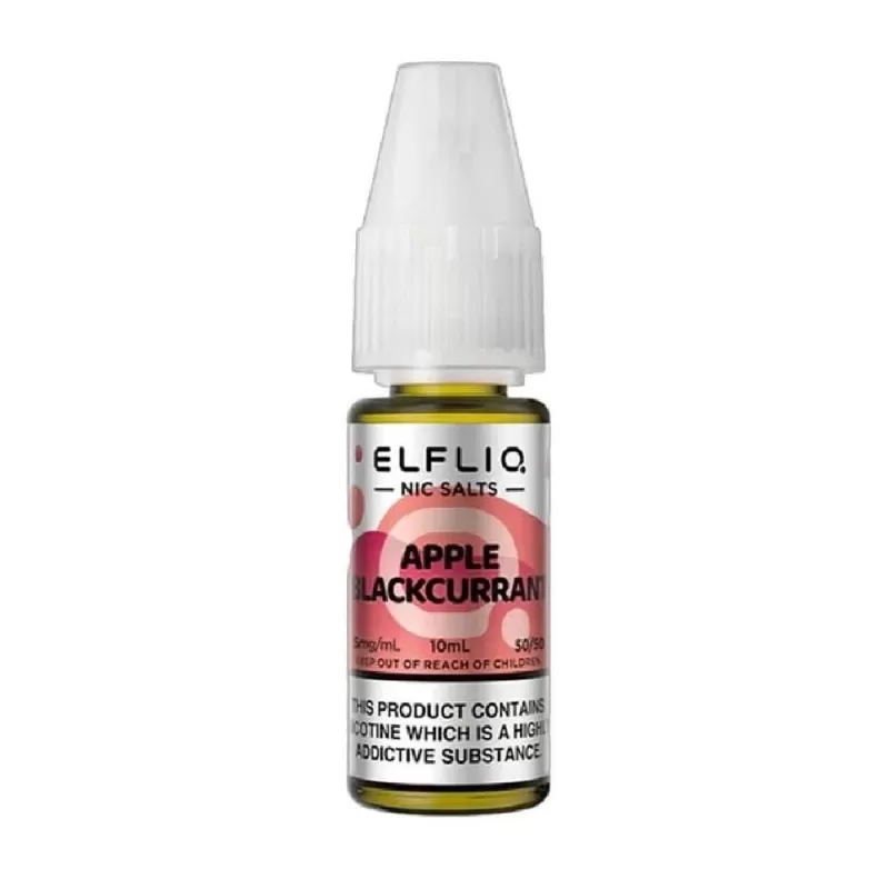 Apple Blackcurrant Nic Salt E-Liquid by Elf Bar Elfliq (10ml) - 20mg - Image 2
