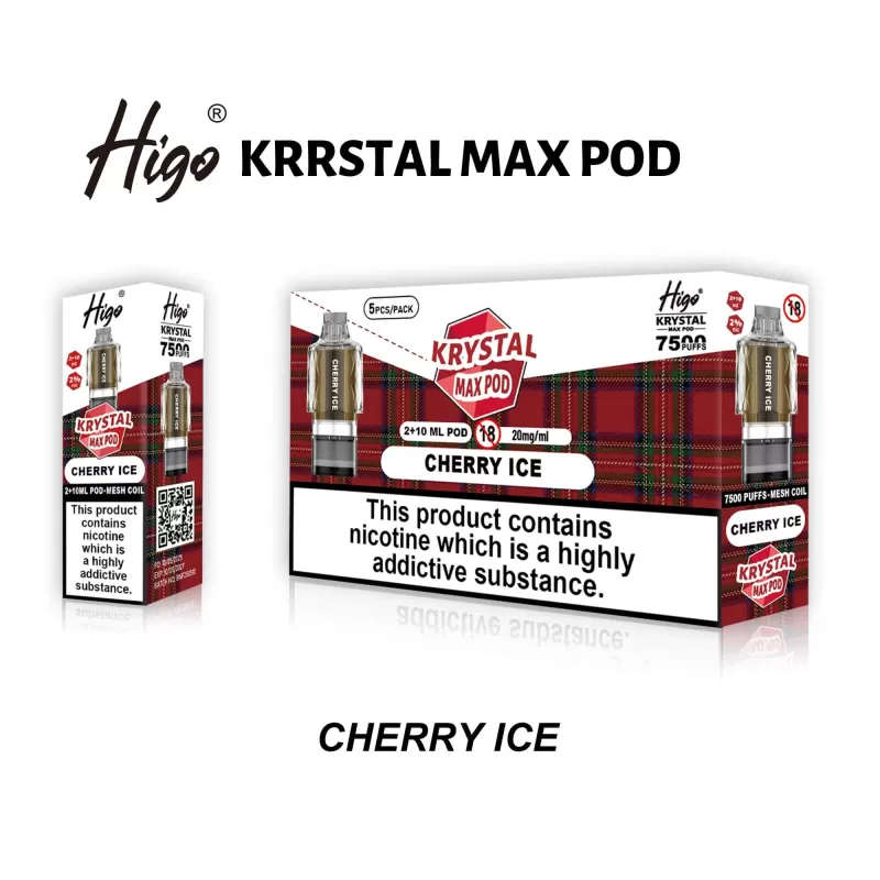 Higo Krystal Max 7500 Prefilled Pods - Box of 10