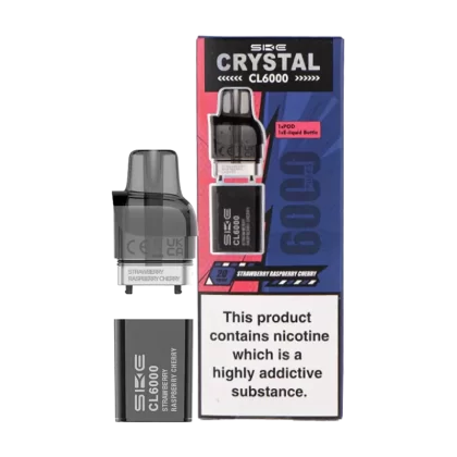 Strawberry Raspberry Cherry SKE Crystal CL6000 Pods - Ecigwizard
