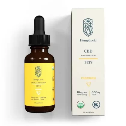 Hemplucid Pets USDA Organic CBD Chicken Flavor 300mg - Ejuicewarehouse